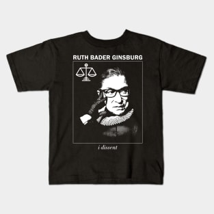 Ruth Bader Ginsburg Tribute Kids T-Shirt